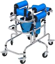 Standard Walker With 6 Wheels,Rollator Walkers Upright Rollator Walkers For Children Child Rehabilitation Rollator Walker Suit For Height 80-120cm