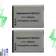 2x 1400mah Battery for Nikon EN-EL23 Coolpix P600 P610 S810c P900