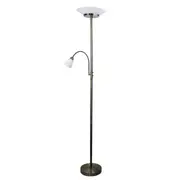 Siera Mother & Child LED Antique Brass Floor Lamp