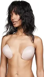 [Fashion Forms] Women's Backless Strapless Plunge Push Up Bra
