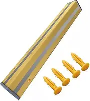 Parking Lot Wall Corner Protectors, PU Bumper Protection Strips, Corner Protection Devices, Suitable for Hotels and Supermarkets,Yellow2