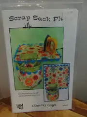 Scrap Sack Sewing Pattern & Ironing Pad w/ Pincushion - OCEANLAKE DESIGNS