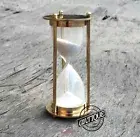 Christmas Game Timer HourGlass Shiny Brass Sand Time Clocks Chess Game Timer