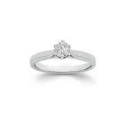 18ct White Gold .50ct Diamond Solitaire Ring