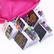 12PC Dollhouse Miniatures 1:12 Scale Books Turnable Pages Fill A Bookshelf Set