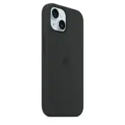 Apple Silicone Case with MagSafe for iPhone 15 Pro Plus Pro Max - Black