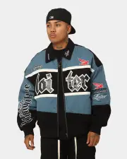 [LOITER] Loiter Drift Circuit Jacket Blue/black - Size L L Blue/Black