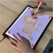 A4 Magnetic Light Pad,Ultra-Thin Tracing Light Box,Adjustable Brightness Diam...