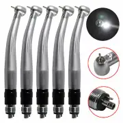 5 x Dental LED Turbine High speed Handpiece E-generator 4H Quick Coupler For NSK