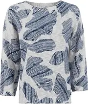 [s'questo] Soquesto Be Cool Collection 3/4 Knit, French Blue, 12 AU