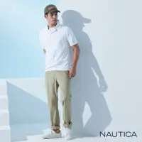 在飛比找momo購物網優惠-【NAUTICA】男裝 COOL MAX鬆緊涼感長褲(卡其)