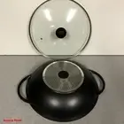 WOK Non Stick Cooking pan Induction Base with Glass Lid 36cm - Brand New in Box