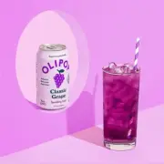 OLIPOP Prebiotic Soda, Classic Grape, 12 fl oz