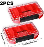 IPX4 Waterproof Storage Parts Organizer Parts 2 Case Screwdriver Bit Set Box 2