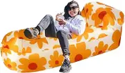 Inflate Sofa Inflatable Chair with Lounger Inflatable Chair Portable Convenient Inflatable Chair for Camping Pool Beach Boat