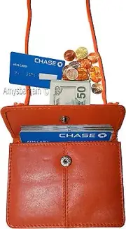 New Business card case, card holder w/ neck string, fifty business IDs card bnwt