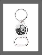 DOROTHY TOTO WIZARD OF OZ B&W ART CUSTOM BOTTLE OPENER KEYCHAIN KEY RING GIFT