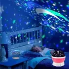 Night Light Child 360° Sky Unheated Rotary Battery Or USB Projector Lamp LED