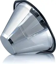 [Quell] Reusable Coffee Filter for 185 Style Pour Over Drippers : Stainless Steel Wave Alternative for Sustainable Brewing
