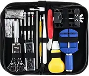 [Generic] 147 Piece Watch Repair Tool Set Watch Repair Kit Replace Watch Battery Watch Repair Tool