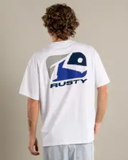 [Rusty] Rusty Men's Phenom T-Shirt in White Size Medium M White