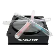 NIKOLATOY Tesla Plasma Reaction Glass Sealed Rare Gas Light-emitting Tube Set Creative Desktop Decoration Science Discov