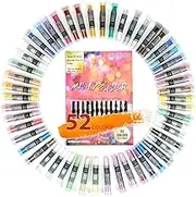 Mica Powder 52 Pure Colors Set, Pearl, Gold, Pink, for Epoxy Resin Color Pigment, Soap Dye, Slime, Nail Art Making Supplies kit, Cosmetic Grade Make up, Bath Bombs