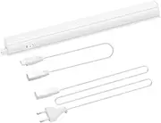 ENUOTEK LED Under-Unit Light Under Cabinet Light, Length 313 mm, Kitchen Light, Base Cabinet Kitchen Lamp Connection with Switch, Neutral White Light Colour 4000 K 230 V, 1 Lamp
