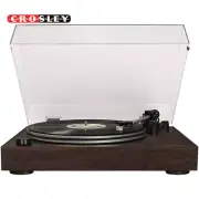 Crosley C8A-WA Modern Walnut Turntable Record Player 2 Speed
