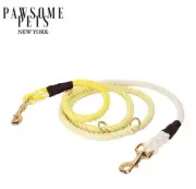 Hands Free Dog Rope Leash - Ombre Light Yellow