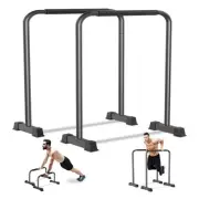 Dip Bar, 2-in-1 Adjustable Dip Stand Station for Home Workout, Heavy Duty Par...