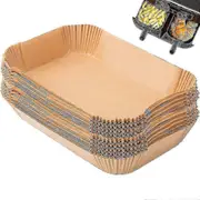 100pcs Air Fryer Liners Non Stick Paper Trays Parchment Steamer Mat For Ninja