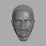 Jaimie Foxx Electro screaming custom head for 4" 6" 7" 12" Marvel figures