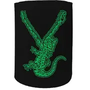 Alcohol Stubby Holder - Crocodile - Funny Novelty Birthday Gift Joke Beer Can Bottle Coolie