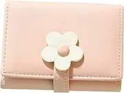 [TOGEVAL] Design Student Wallet Fashionable Pink Boys and Girls Purse Coin Purse Bank Card Bag for Girls