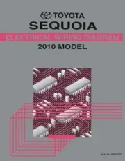 2010 Toyota Sequoia Wiring Diagrams Schematics Layout Factory OEM