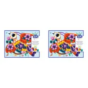 2x Djeco Assortments Pompom Collage Art/Craft Activity Kit Kids/Children 3y+