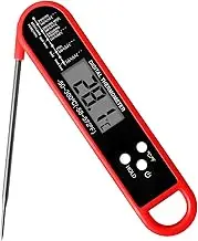 ELIXRION Digital Meat Thermometer with Instant-Read & Waterproof Design - Cooking Thermometer for Home Kitchen, Outdoor Grilling, BBQ, Liquids, Beef, Turkey, and Poultry