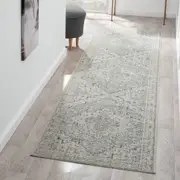 Allen Banks Grey Taupe Runner Rug