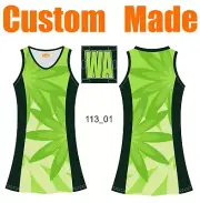 Sublimated Ladies A-line Netball Dresses On-court Girls School Sportswear 113