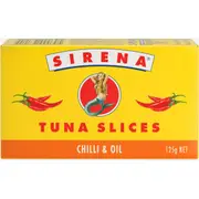 Sirena Tuna Slices Chilli & Oil 125g
