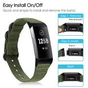 For Fitbit Charge 4 3 Soft Nylon Loop Woven Bracelet Sport Active Band Strap