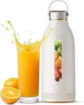 Personal Size Bl 80W Portable Bl for Shakes and Smoothies with 1500mAh Type-C Rechargeable Battery Crush Ice 4 B s 14 Oz Portable Bl for Sports Home s Travel White One Size