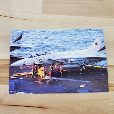 US NAVY Recruitment Postcard ~ F-14 TOMCAT Twin-Engine, Supersonic Wing Fighter
