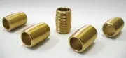 5pc Brass Pipe Close Nipple Fittings 1/8" NPT Air Fuel MettleAir 112-A