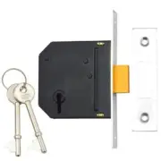 UNION ESSENTIALS 3 LEVER DEADLOCK CHROME 3 INCH