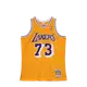 MITCHELL & NESS NBA SWINGMAN JERSEY DENNIS RODMAN LOS ANGELES LAKERS HOME 1998-99