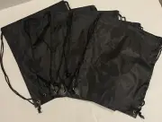 Set Of 5 Drawstring Backpack Bag Training Gym Sack Pack 16x13 New