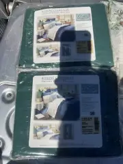 JC Penny Pouf Valance Forrest Green 84" X 15" Smooth Touch Percale 3 Total 20$ea