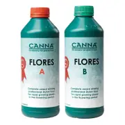 Canna Flores Classic A/B Set - 1L - Hydroponic Flower / Bloom Nutrients